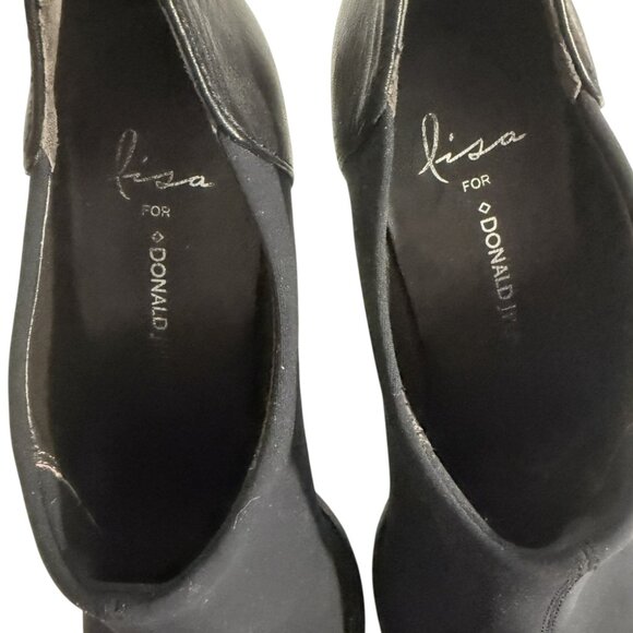 Lisa for Donald J Pliner Black Fabric Platform High Heels Platform – Size 6 - Picture 13 of 14